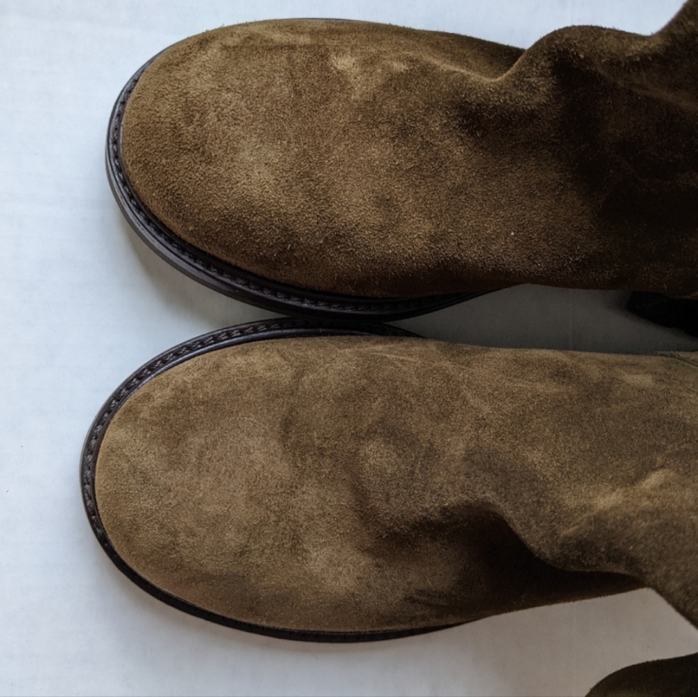 Marni Brown Suede Boots with Lug Sole - Picture 7 of 16